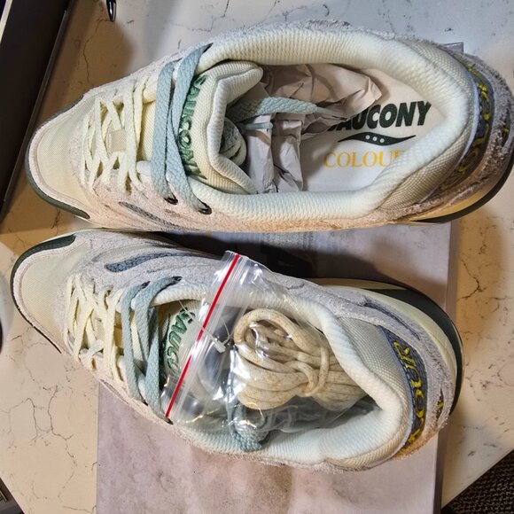 Saucony x Colour Plus Companie Grid Shadow 2 ‘Arctic Trek’ Mens Size 12 Sneakers - Picture 8 of 11